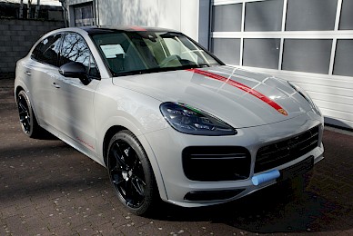 Dekorbeklebung Porsche Cayenne Coupe Turbo Motosport Dekor 