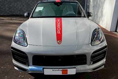 Dekorbeklebung Porsche Cayenne Coupe Turbo Motosport Dekor  (Bild 2/7)