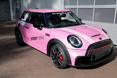 Mini Jcw Vollverklebung Rosa Glitzer  (Bild 2/9)