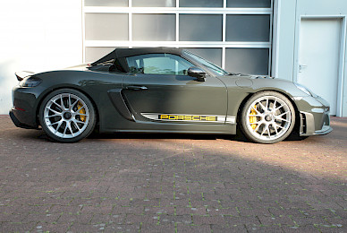 Porsche 718 Spyder Rs Xpel Schutzbeklebung Und Tuerdekor 